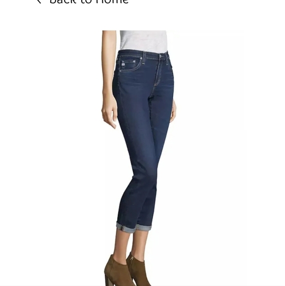 AG Adriano Goldschmied The Prima Roll Up Cigarette Leg Jean Medium Wash Size 28R - Picture 16 of 16